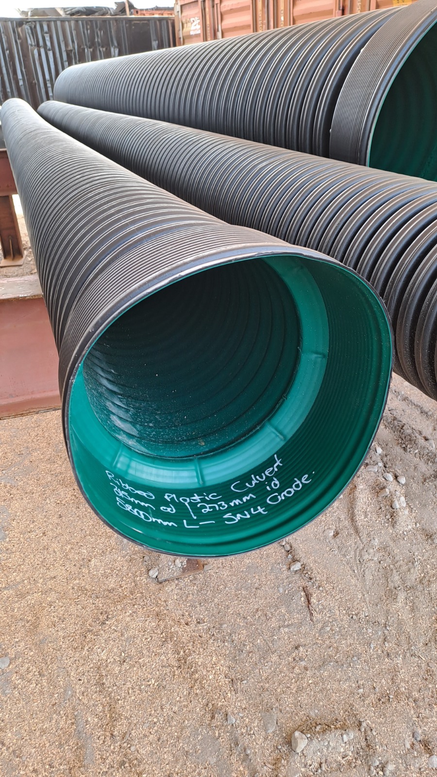 315mm od plastic ribbed culvert drainage