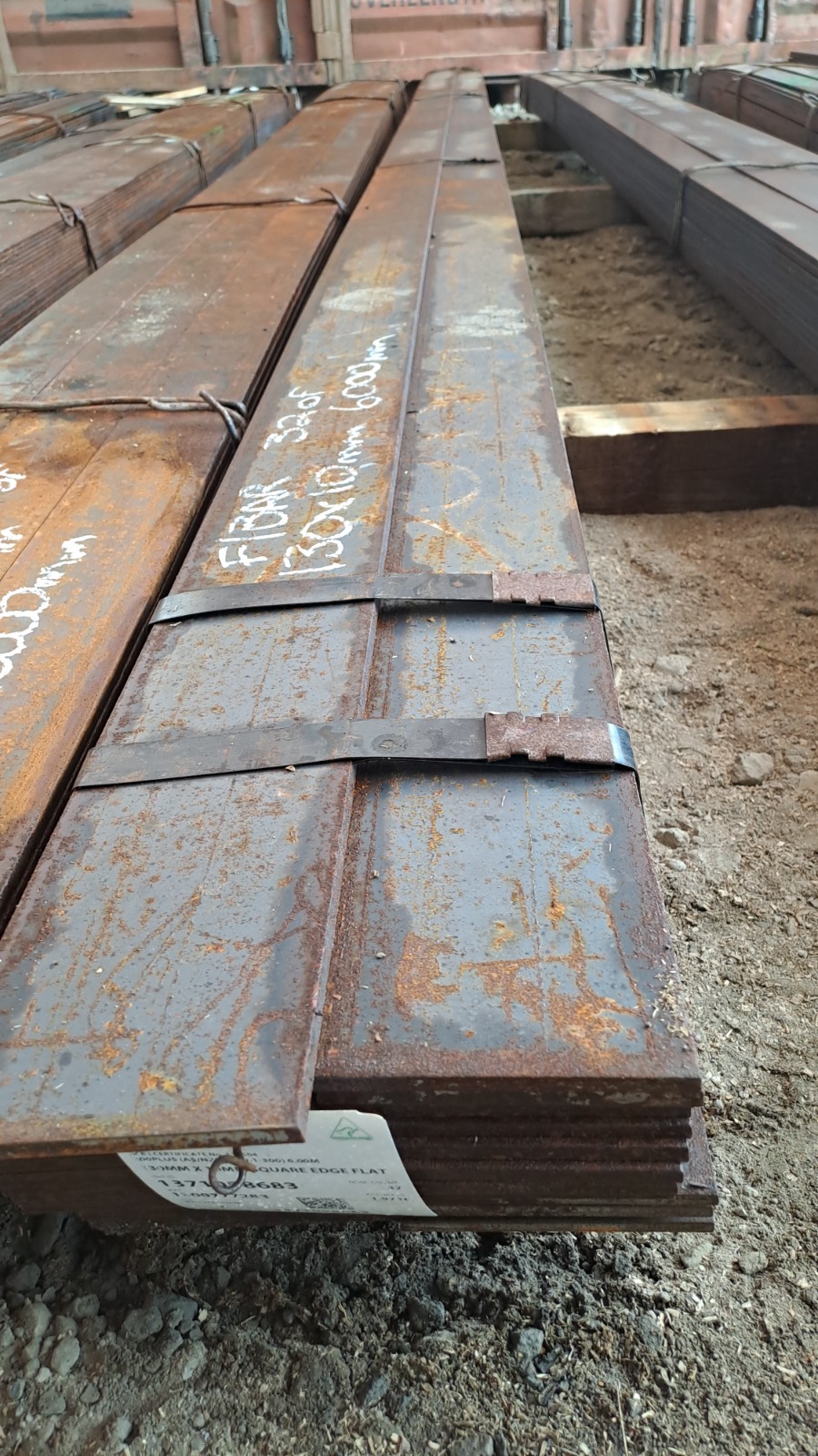 FLAT BAR 130 x 10 (Surplus Uncertified)