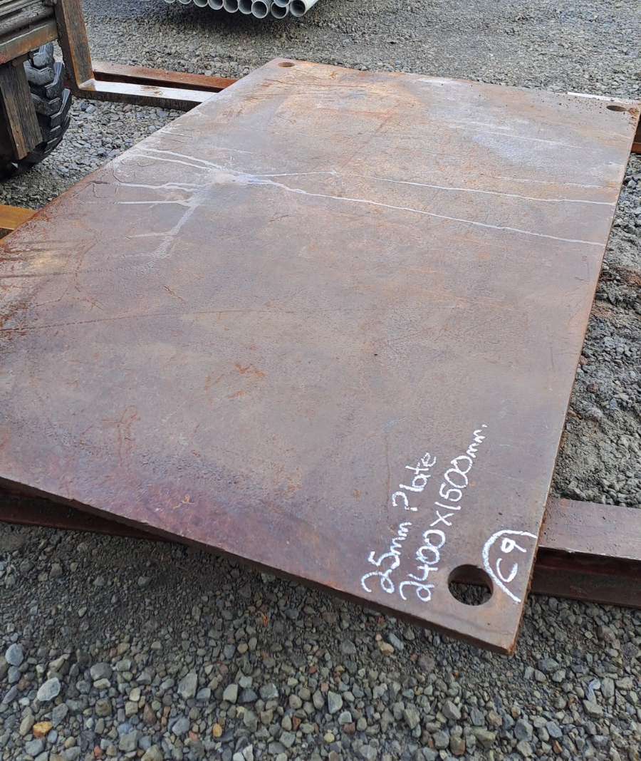 Road Plate - 25mm thk #C9 (Rough Surplus)