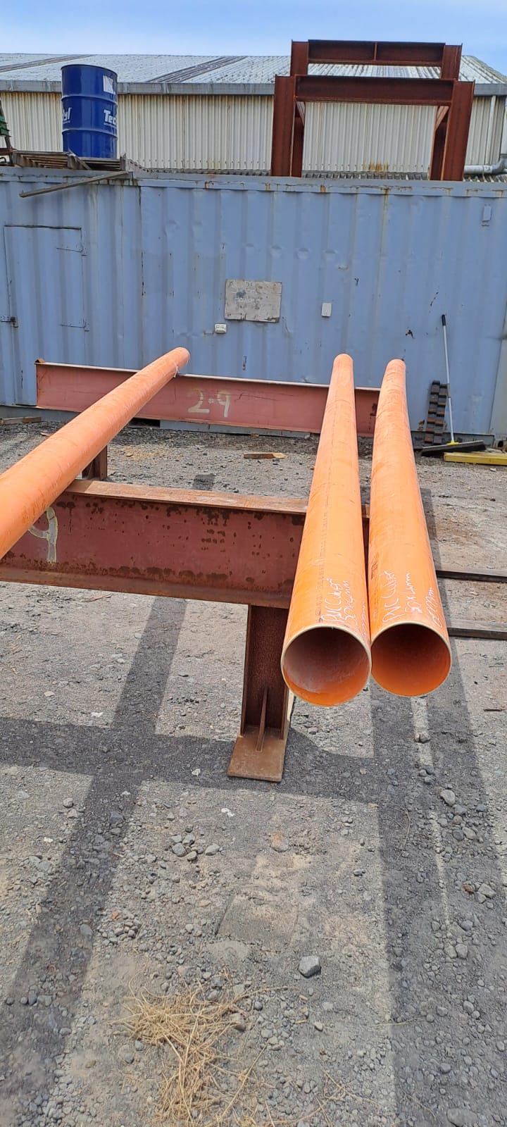 PIPE PVC PLASTIC CULVERT - 150mm od x 4mm wt (Surplus Uncertified)