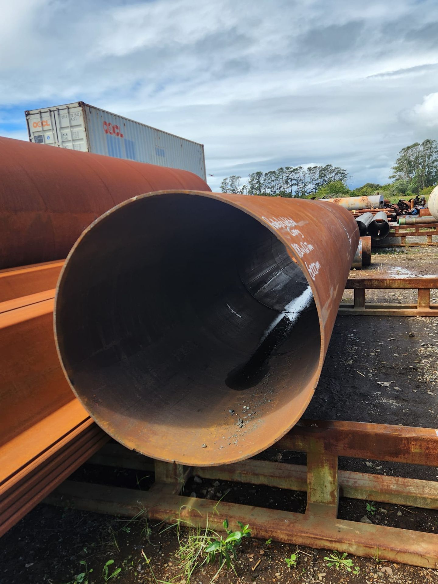 PIPE ROLLED & WELDED CASING - 1180mm od x 12.7mm wt (Surplus Uncertified)