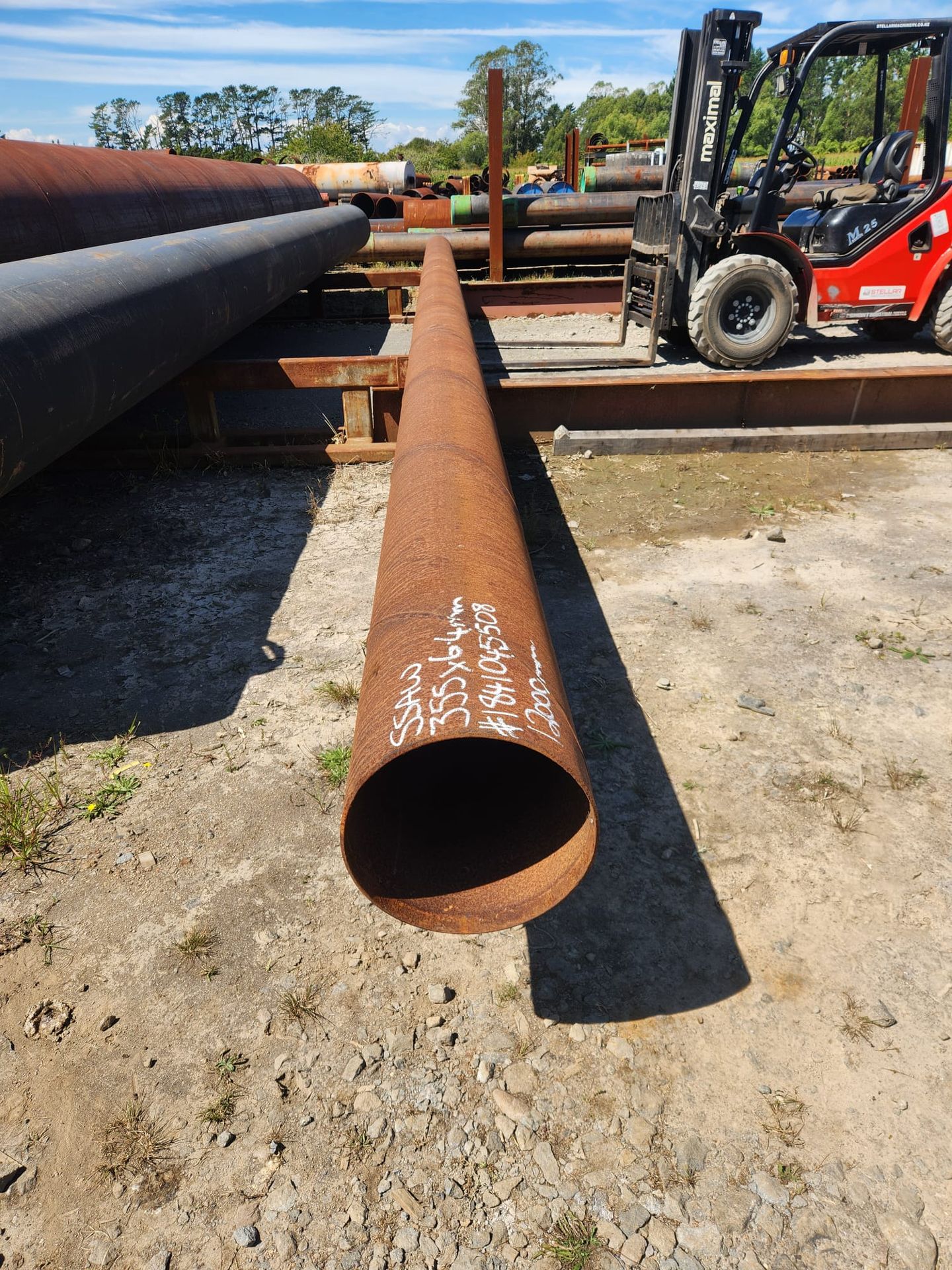 PIPE SSAW CULVERT - 355mm od x 6.4mm wt (Surplus Uncertified)