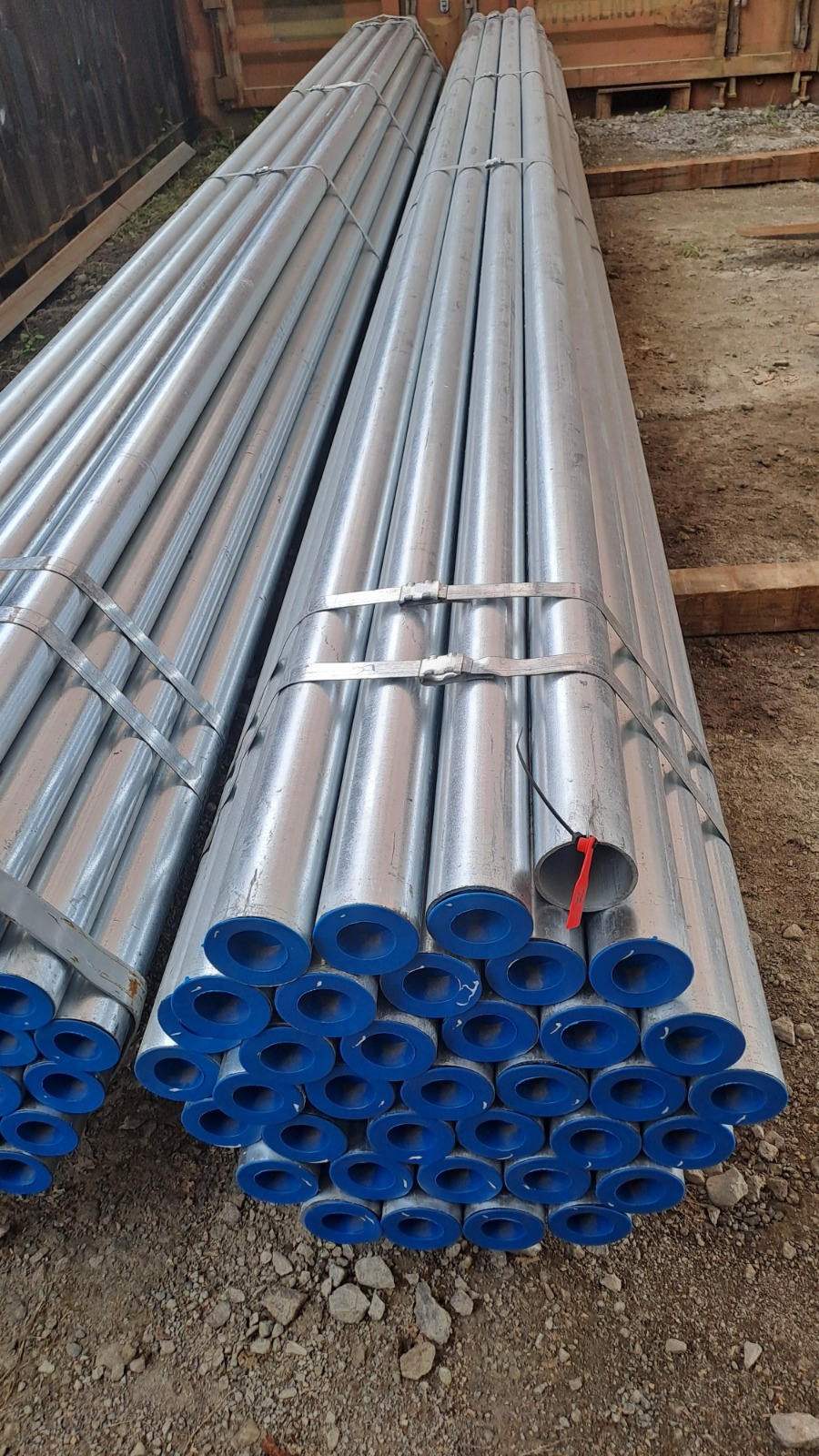 PIPE ERW GALV HDG BS1387 - 88mm od x 4mm wt (New Certified)