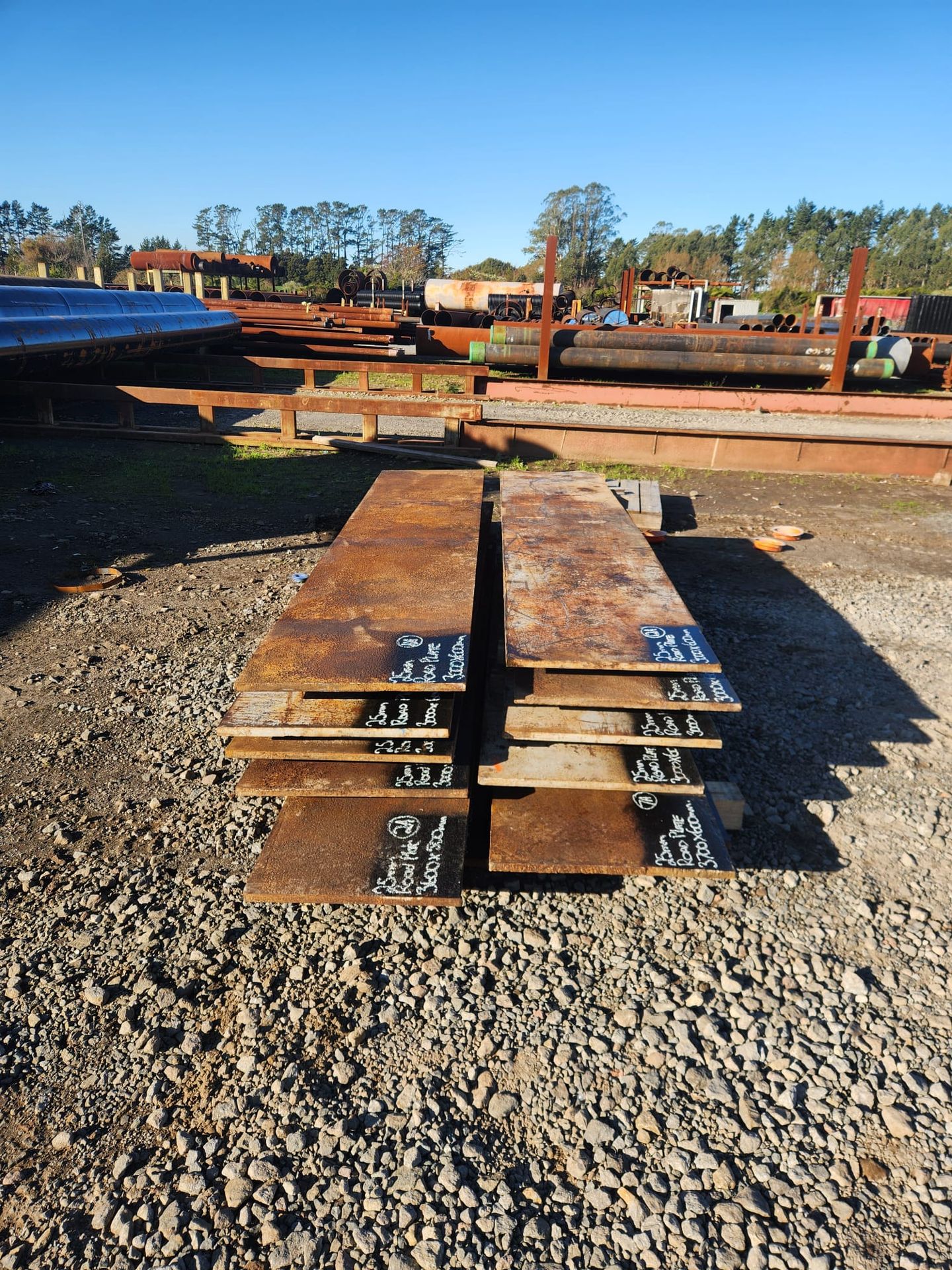 Road Plate - 25mm thk x 3000mm L x 600mm W (Rough Surplus)
