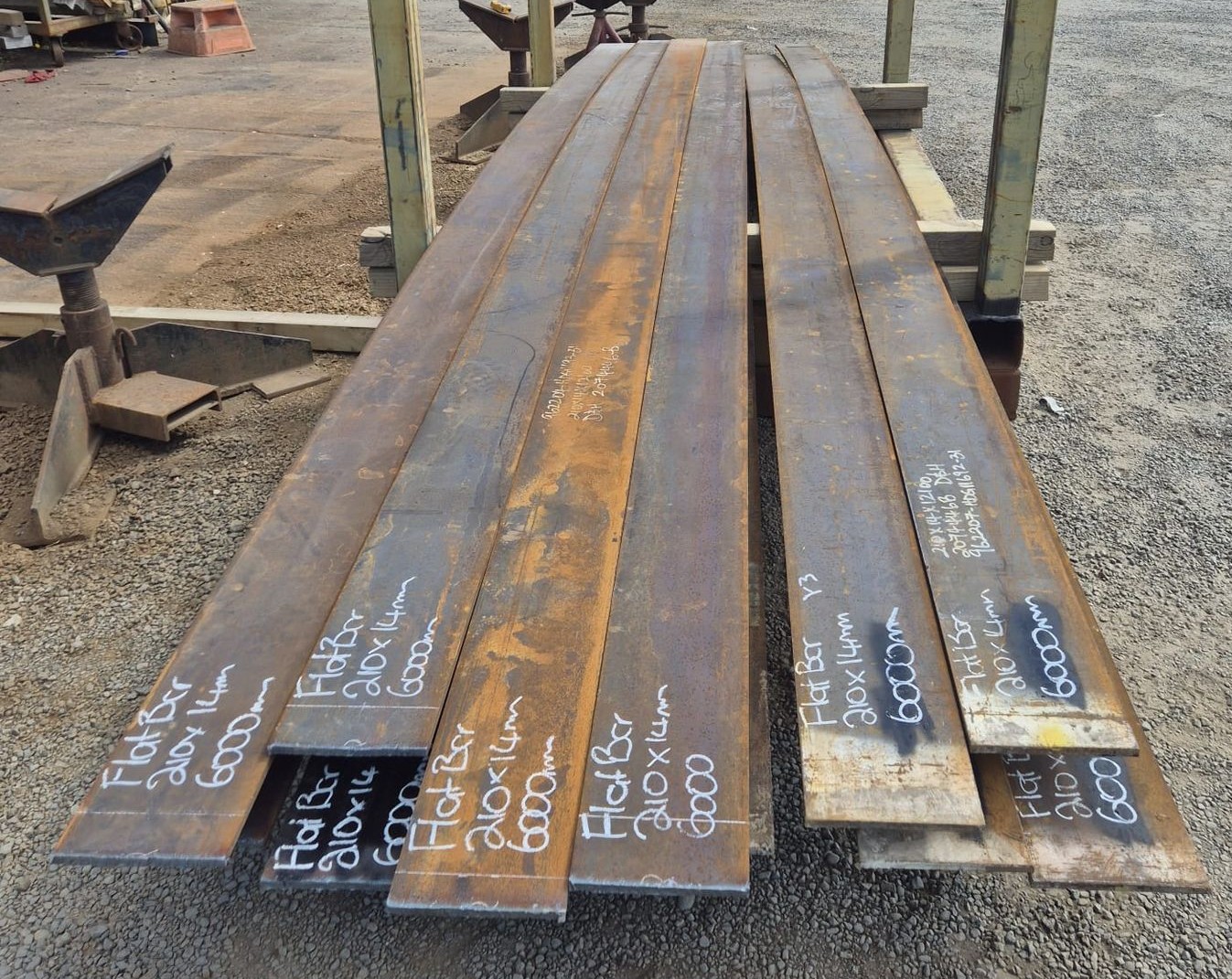 FLAT BAR 210 x 14 (Surplus Uncertified)